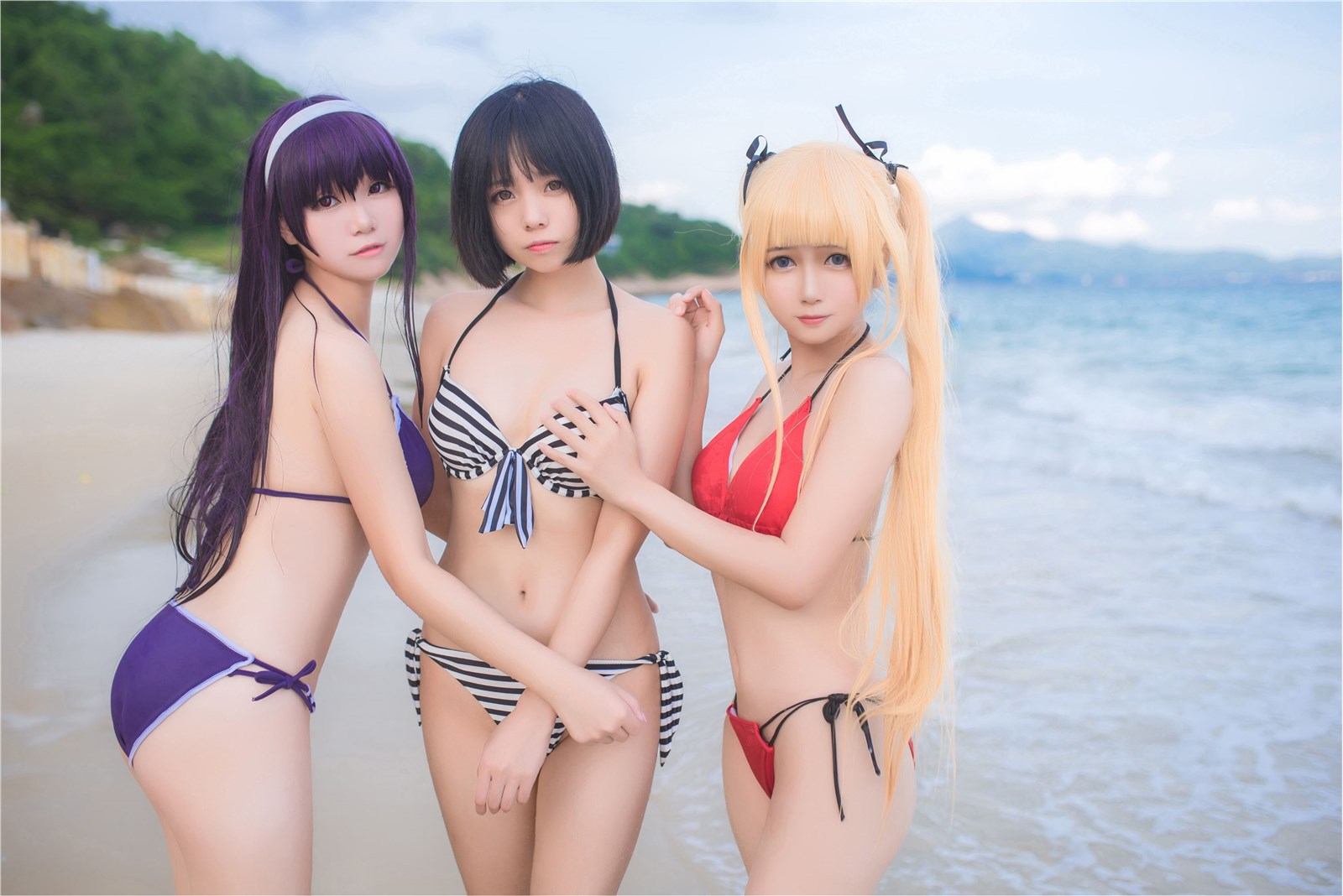 Platinum saki - water swimsuit show(2)